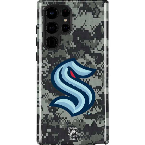 NHL Seattle Kraken Camo Galaxy S25 Ultra Impact Case